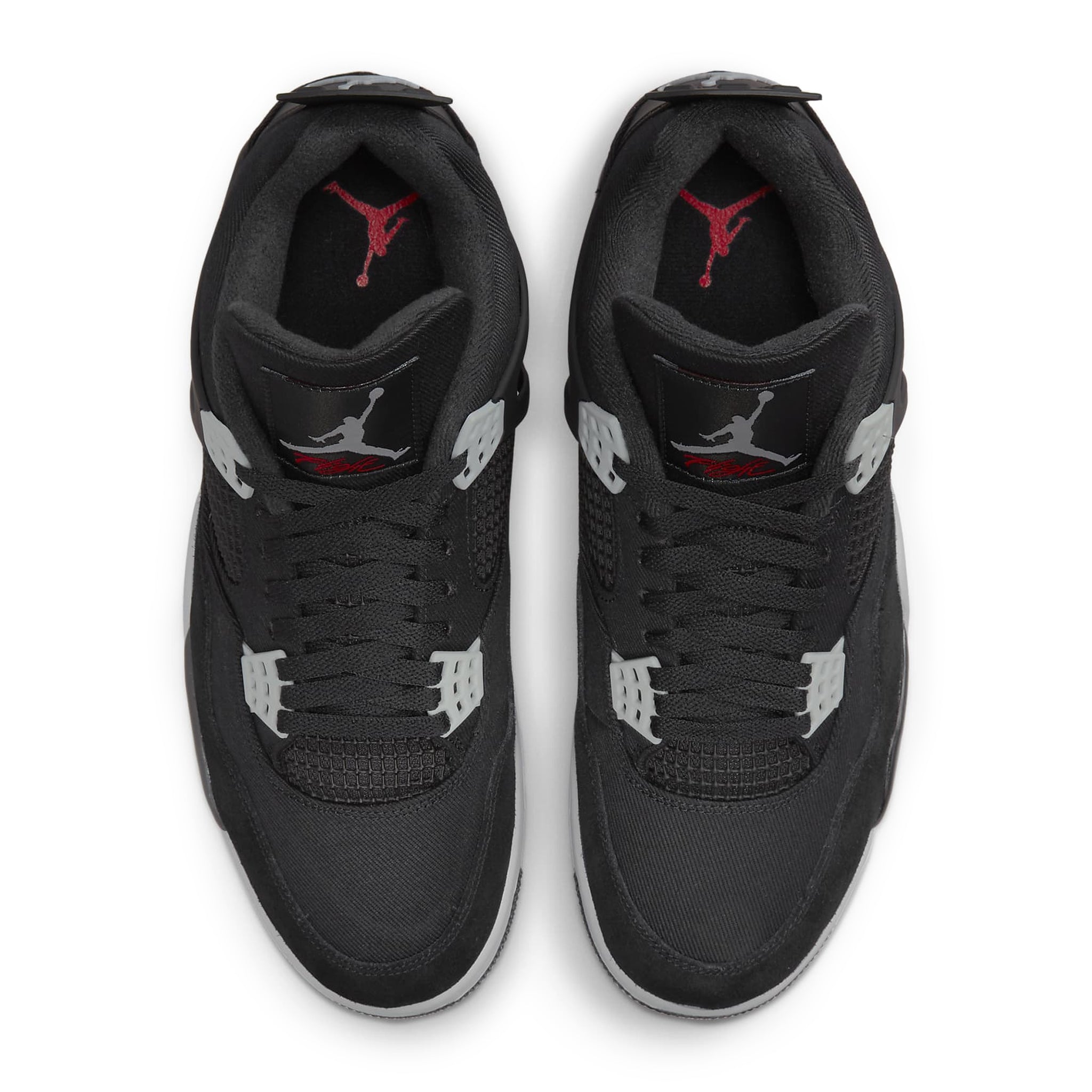 Air Jordan 4 Retro SE Black Canvas Men's Basketball Shoes - Stylish Sneakers for Casual Wear, Street Fashion & Sports Performance