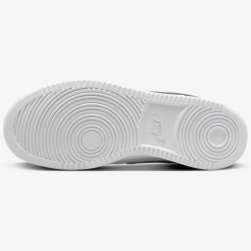 Nike Women's Court Vision LO Casual Sneakers - White/Black-Light Soft Pink (Size 7) | Comfortable Walking Shoes for Women | Perfect for Gym, Workout & Everyday Wear