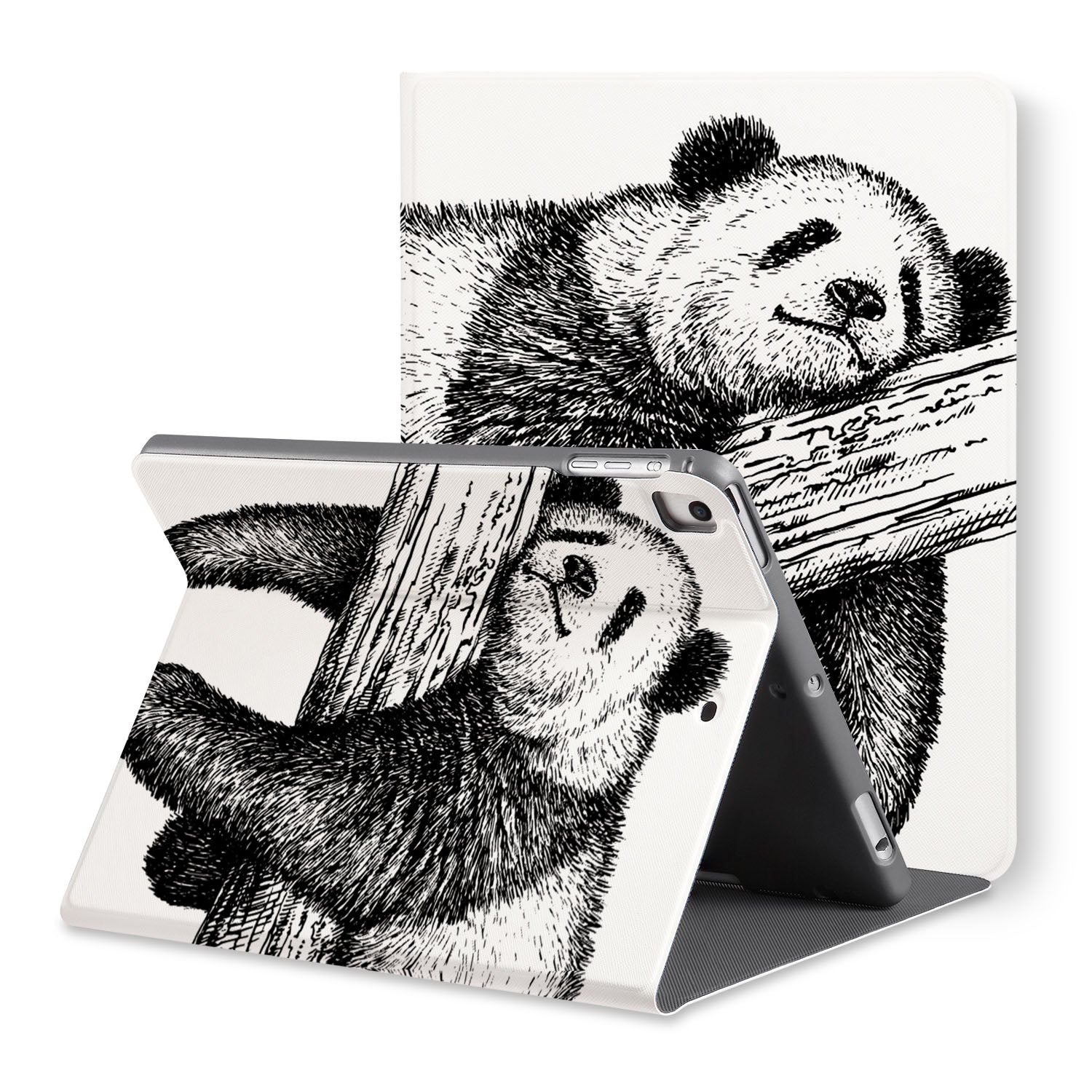 Premium iPad Folio Case with Adorable Animal Design - Slim Protective Cover for iPad Air/Pro (6th/5th/4th Gen) | Perfect for Work, School & Travel Accessories