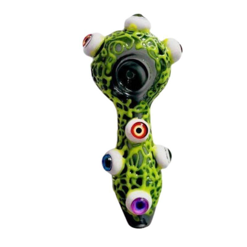Luminous Glass Pipe - Multi-Color Handheld Smoking Pipe for Tobacco | Portable & Lightweight Design | Perfect for Travel, Camping & Outdoor Use