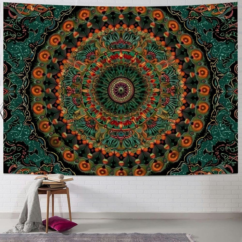 Bohemian Mandala Tapestry Wall Hanging for Bedroom & Living Room - Meditation & Dorm Decor