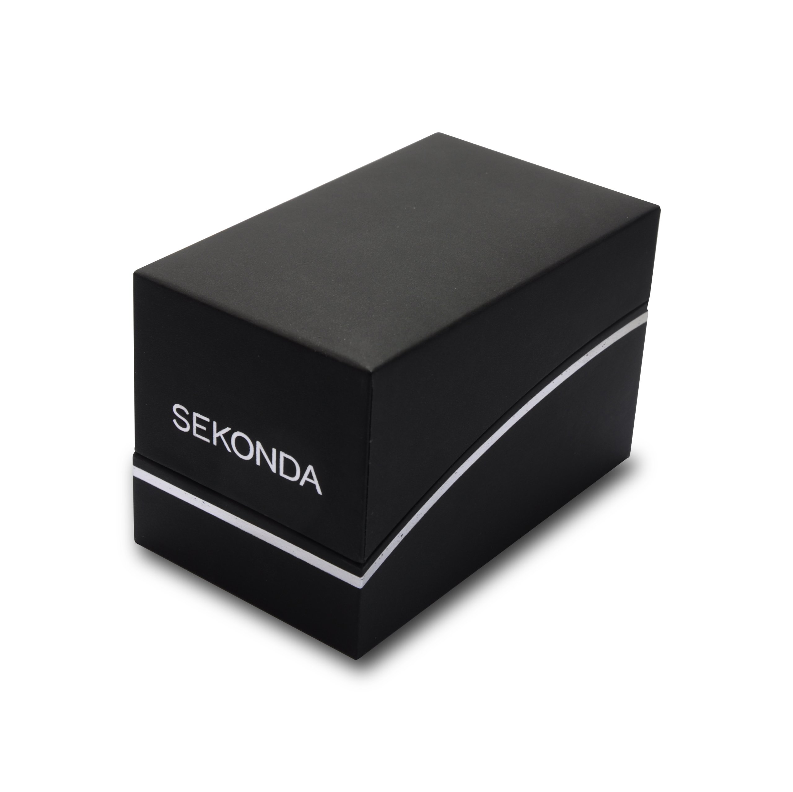 Sekonda Women's 30mm White Stone Set Dial Watch with Roman Numerals & Pink Leather Strap 2760 - Perfect for Office, Date Night & Everyday Wear