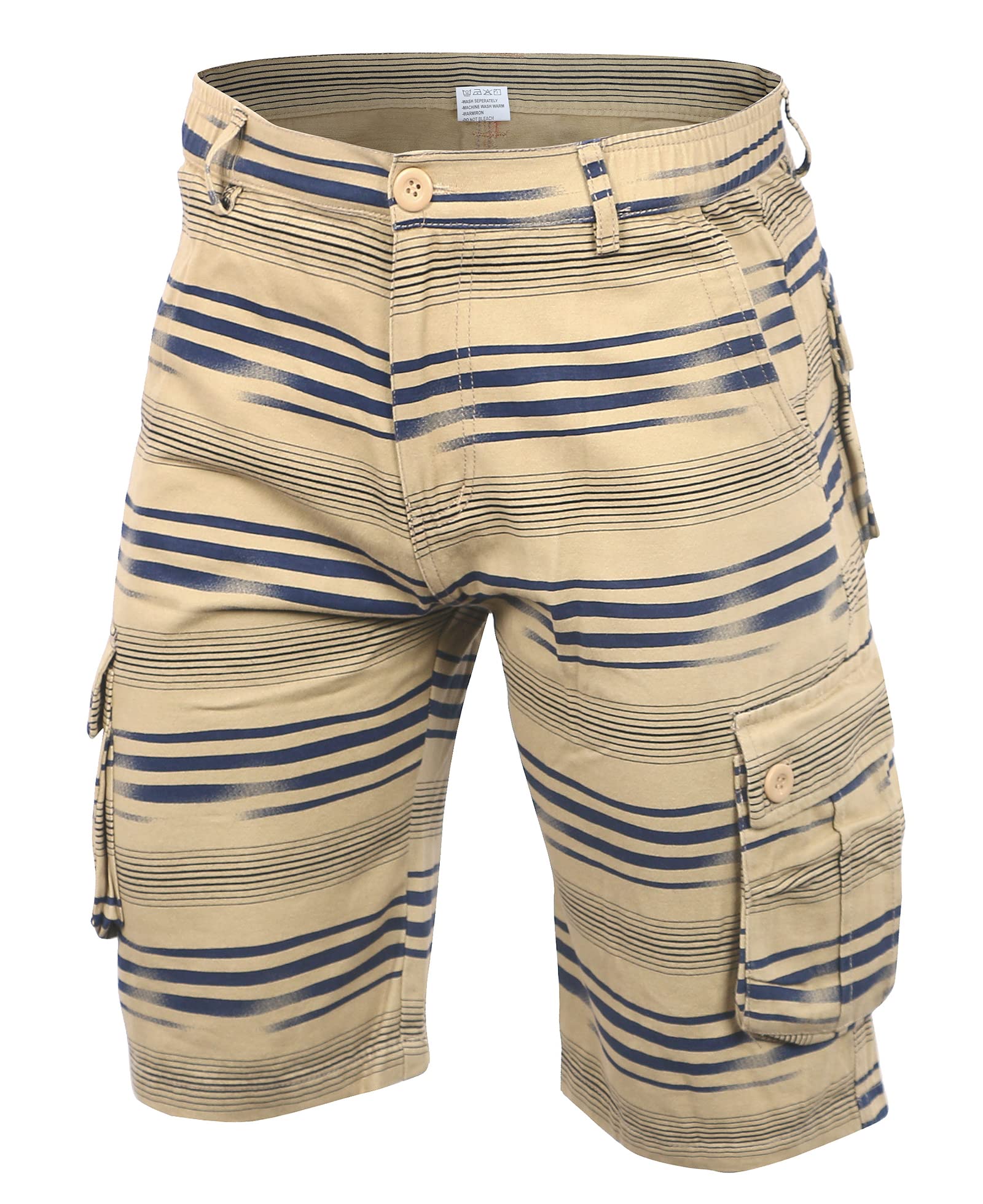 **Zeetoo Men's Camo Cargo Shorts - Classic Relaxed Fit, Multi-Pocket Outdoor Shorts for Hiking, Camping & Casual Wear**