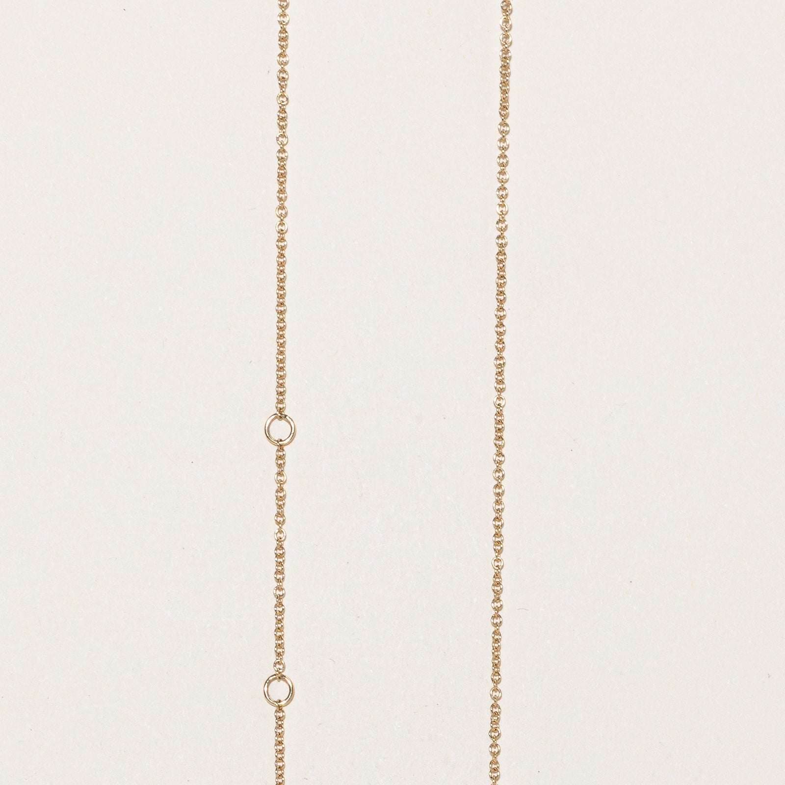 14K Rainbow Sapphire Pendant Necklace | 0.05ctw | 17.5