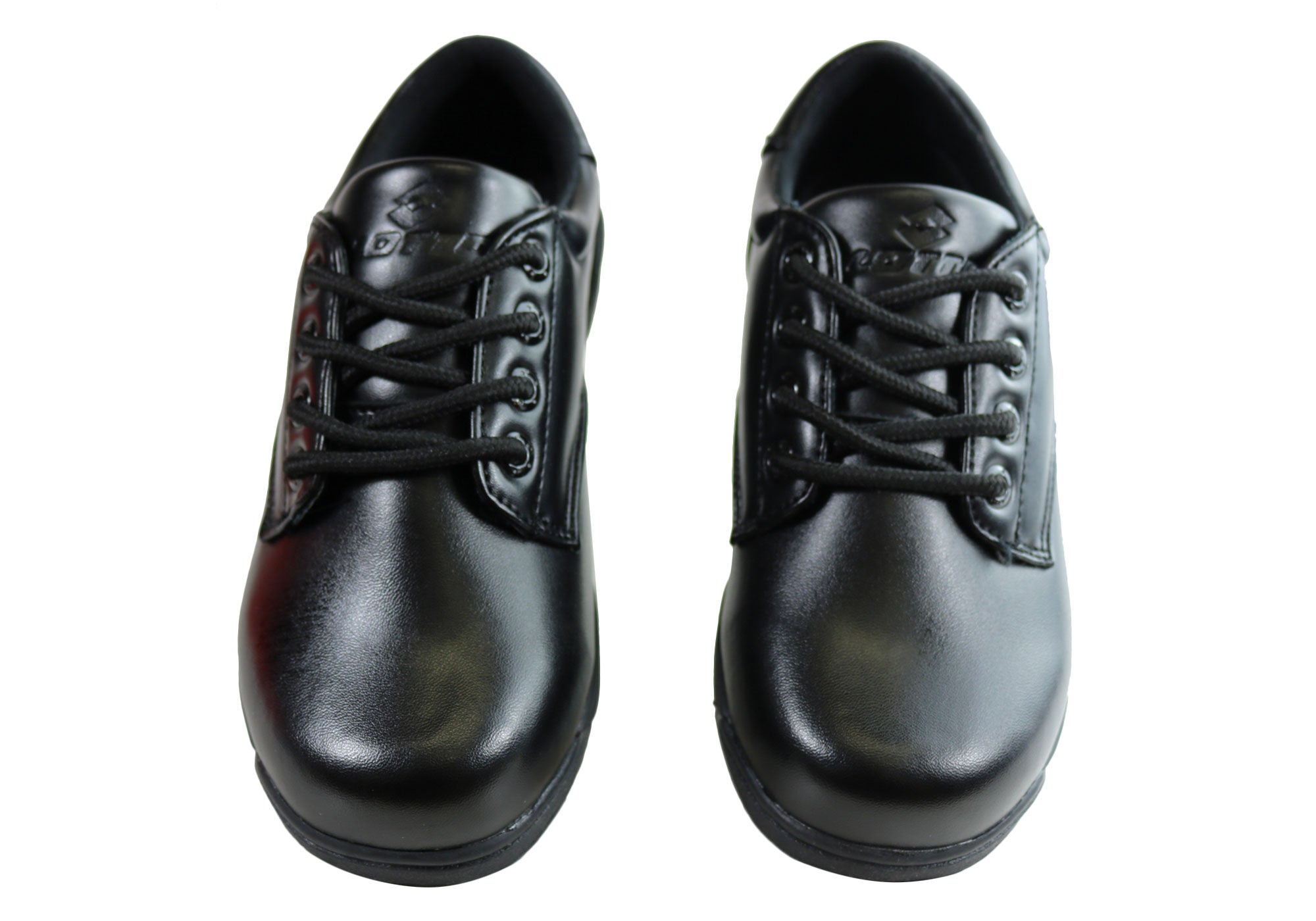 Lotto Study Youth Kids Lace Up Leather School Shoes - Comfortable & Durable for School, Sports & Daily Wear