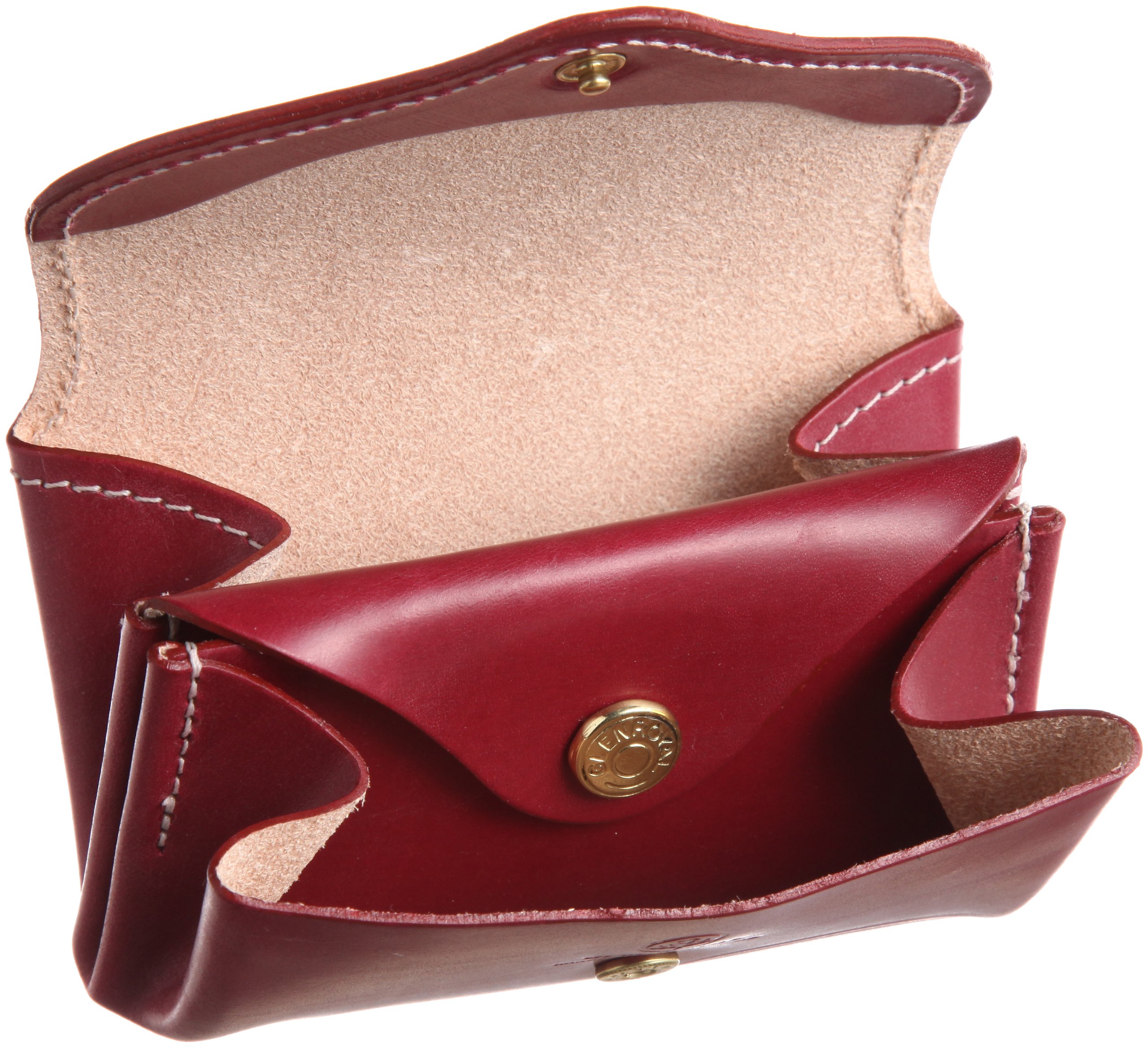 Glen Royal 03-6188 Genuine British Bridle Leather Small Purse - Cowhide Card Holder, Mini Wallet & Coin Pouch with Key Ring | Handmade in UK | Perfect for Everyday Use, Travel & Gift Giving