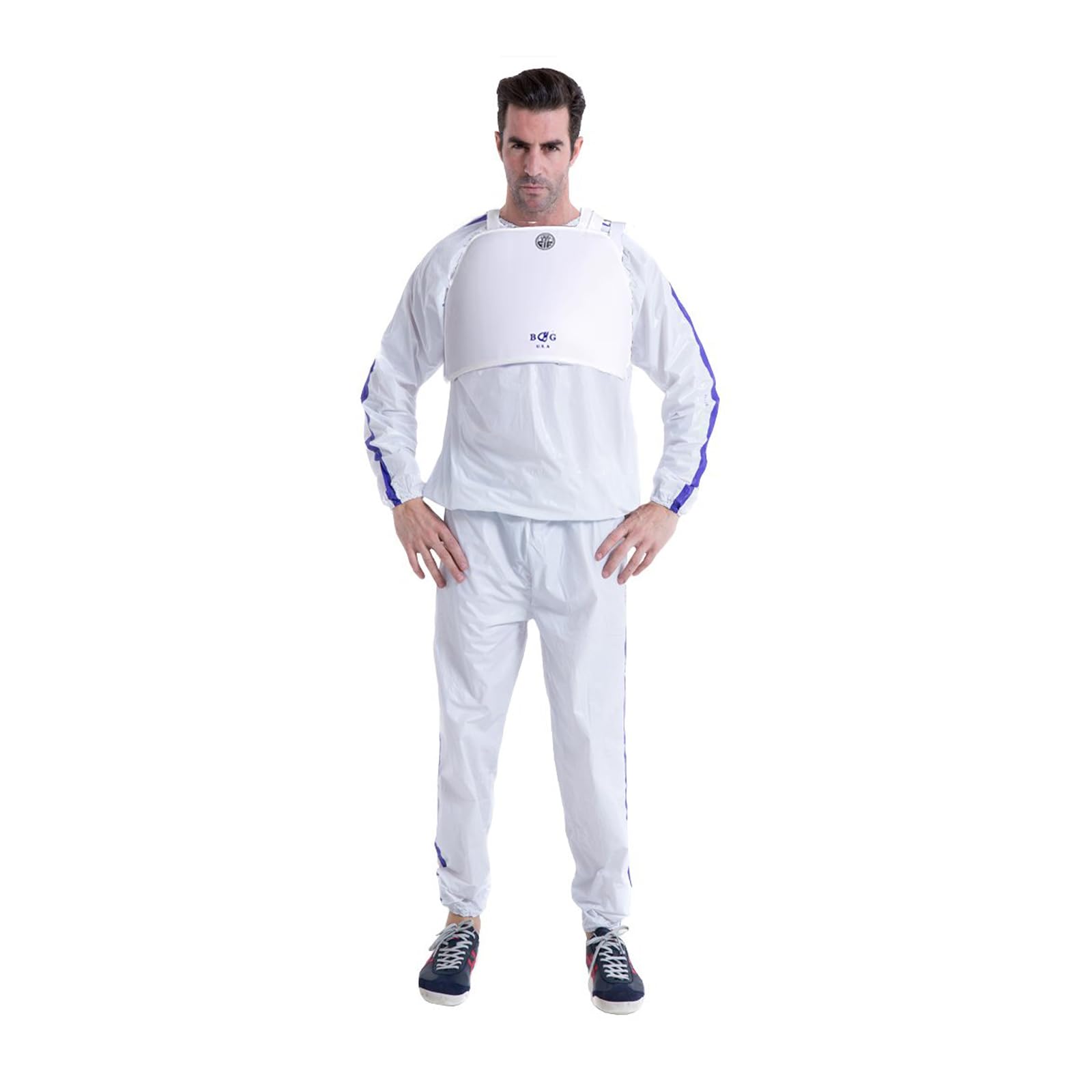 Hema Gear - Premium Hema Fencing Chest Protector for Men & Women - White Fencing Equipment for Training & Competition - Perfect for Historical European Martial Arts Practice