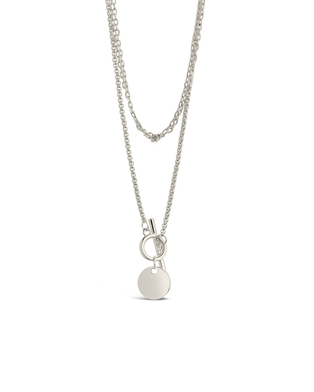 Larisa Layered Chain Toggle Necklace for Women - Elegant Gold Layered Necklace Jewelry Gift for Her - Perfect for Date Night, Office Wear & Special Occasions