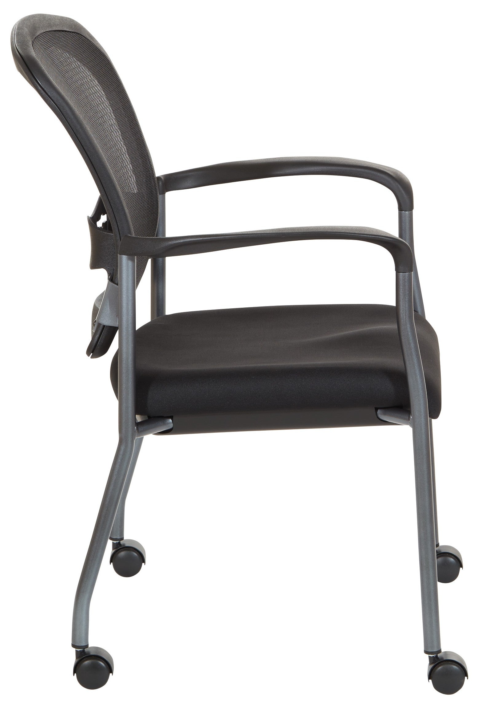 Pro Line II™ Titanium Mesh Office Chair with ProGrid® Back Support - Ergonomic Visitor Armchair for Home & Office [84540 30] - Perfect for Conference Rooms, Waiting Areas, and Workspaces