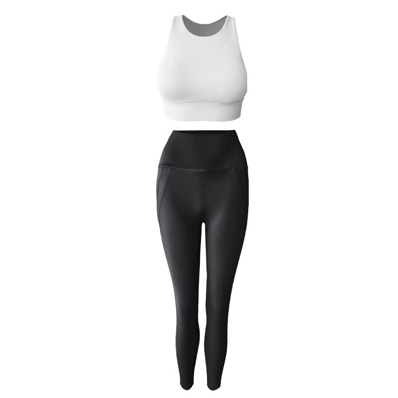 Premium 2-Piece Seamless Workout Set - Yoga Sports Bra & High-Waisted Leggings for Women | Gym, Running, Fitness & Activewear | Perfect for Yoga, HIIT, Pilates & Lounge Wear