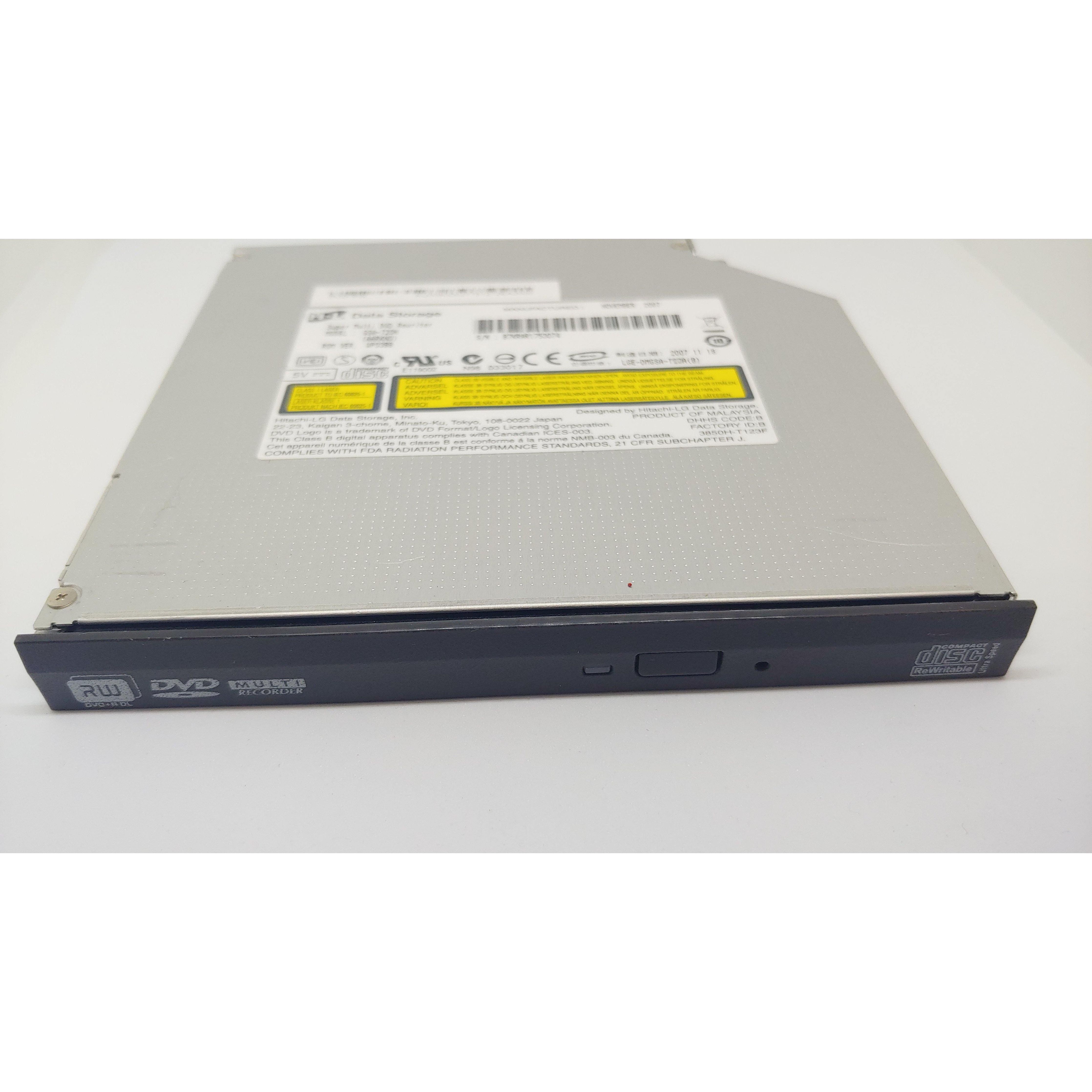 Hitachi LG DVD±RW DL Optical Drive - LGE DMGSA T20A(B) - External DVD Burner for Laptop & Desktop - Perfect for Data Backup, Media Playback, and Software Installation