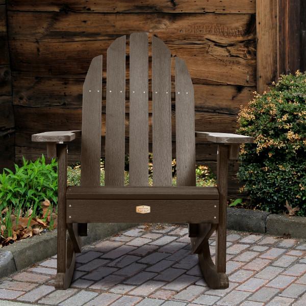 Premium Adirondack Rocking Chair - Solid Wood Outdoor Rocker for Patio, Garden & Porch - Comfortable & Durable for Relaxing, Reading & Enjoying Nature