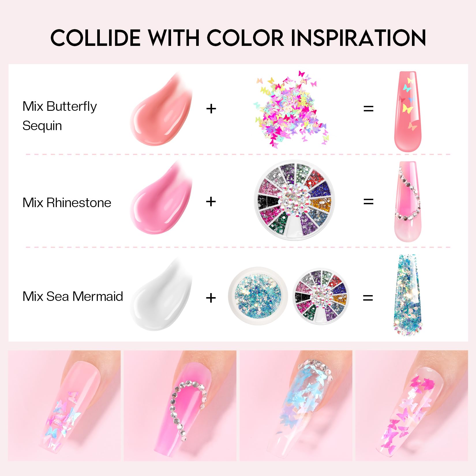 Poly Gel Nail Kit for Beginners - 15 Colors Gel Extension Kit with UV Light for Women & Girls | DIY Salon-Quality Manicures at Home