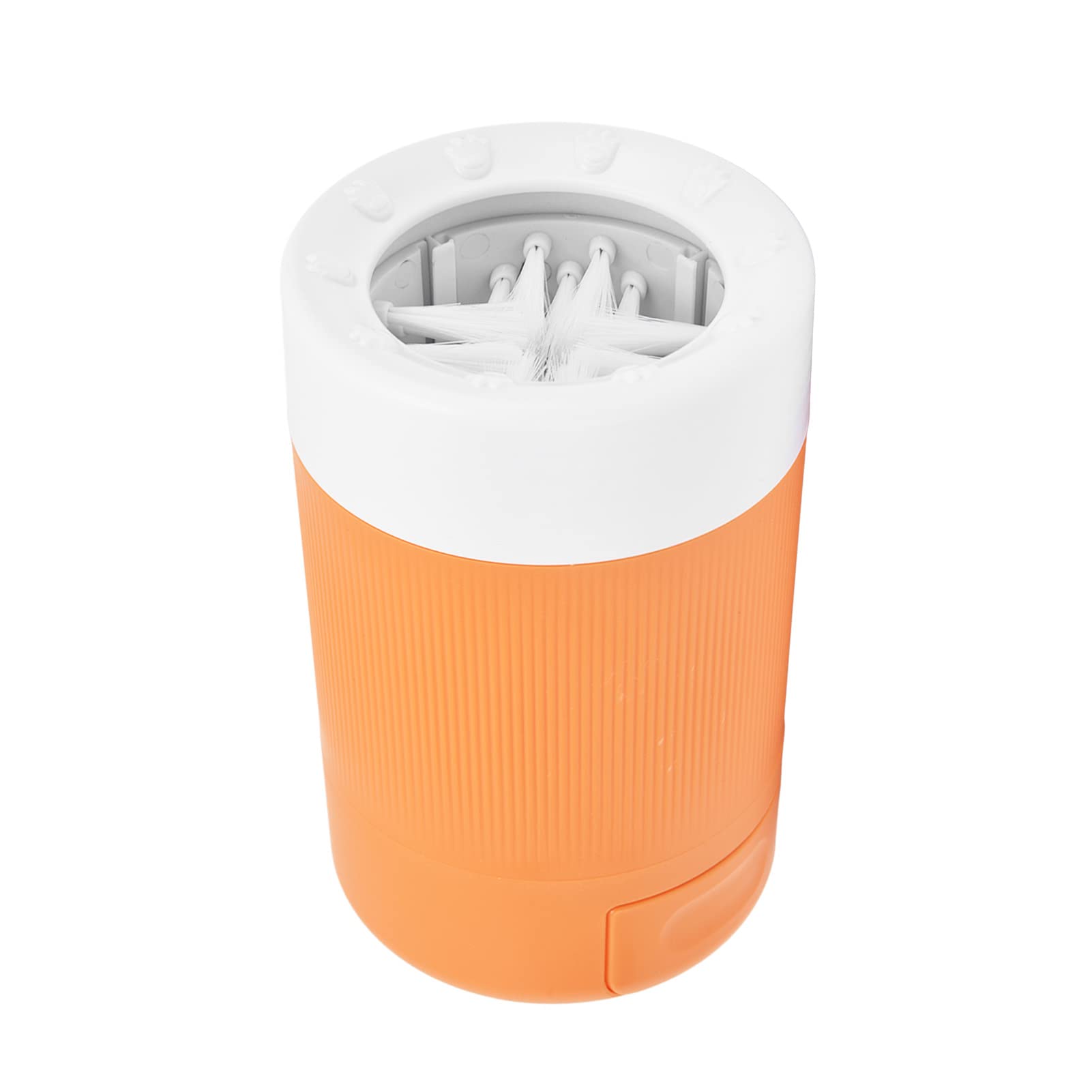Pet Paw Cleaner Cup - Easy to Use Lightweight Dog Paw Washer for Indoor & Outdoor - Perfect for Hiking, Walking & Muddy Paws (Orange)