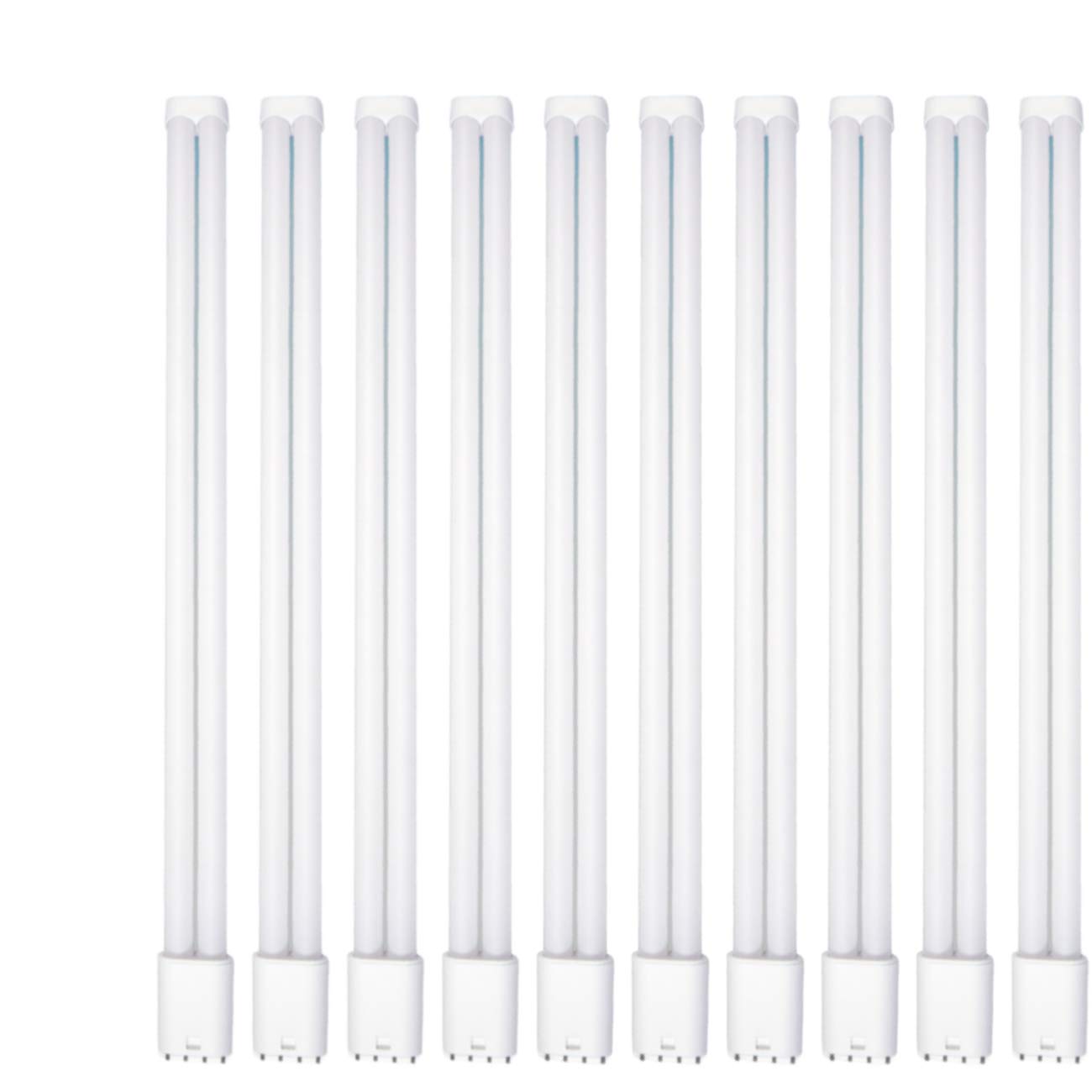 42W Omni LED PLL Light Bulbs - 23W Type B 4 Pin 2G11 Base - 5000K Daylight - 2800 Lumens High Output - 115° Beam Angle - Commercial Grade - 10 Pack by GoodBulb - Perfect for Office Lighting, Retail Stores, and Warehouse Facilities