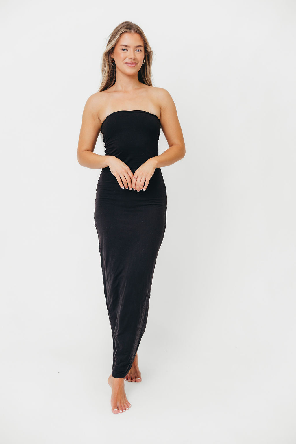 PRE ORDER - Jade Butter Soft Double Lined Maxi Dress in Black | Arrives by June 28 | Perfect for Summer Vacations, Beach Weddings & Casual Outings