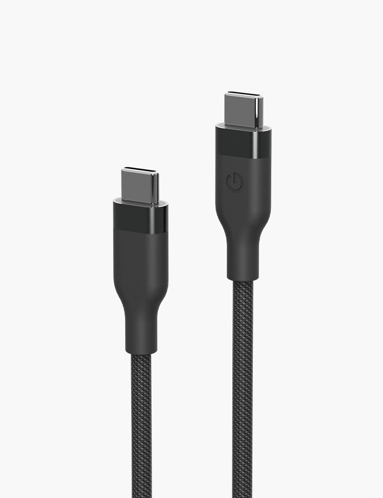 Premium Helix USB C to USB C Magnetic Cable - Fast Charging & Data Sync - Perfect for MacBook, iPad, Samsung Galaxy & More - Home, Office & Travel Essential