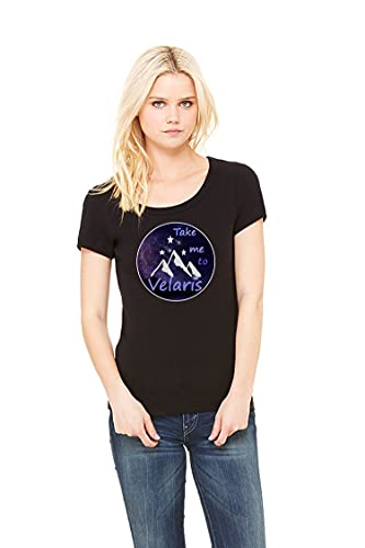 Baby Rib Short Tee, Black