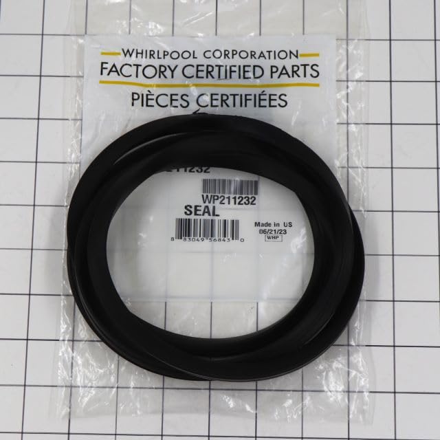 Whirlpool WP211232 Washing Machine Tub Seal Replacement Part - Compatible with Various Whirlpool Models for Leak Prevention & Repair | Home Laundry Appliance Maintenance