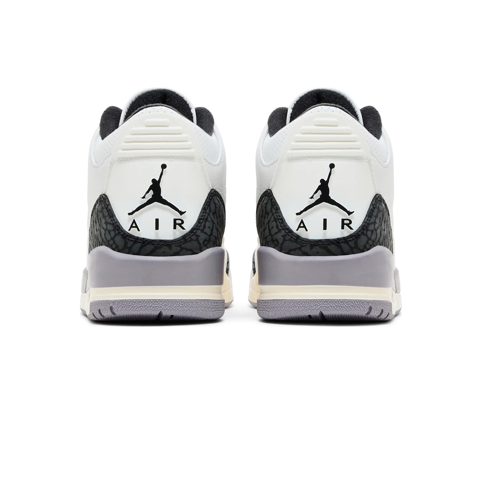 Air Jordan 3 Retro 'Cement Grey' Sneakers (2024) - Men's Basketball Shoes for Court Performance & Streetwear Fashion