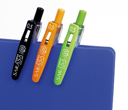 ZEBRA B-JJS15-LG Sarasa Clip 0.4mm Gel Pen - 10 Pack Light Green Fine Point Pens for Office, School & Note Taking