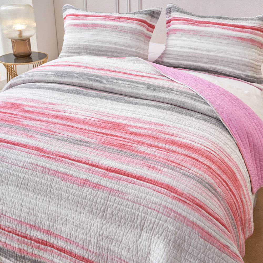 Chelsea Coverlet Set Queen Size - Soft & Breathable Bedding Set for All Seasons | Perfect for Master Bedroom, Guest Room & Dorm Decor