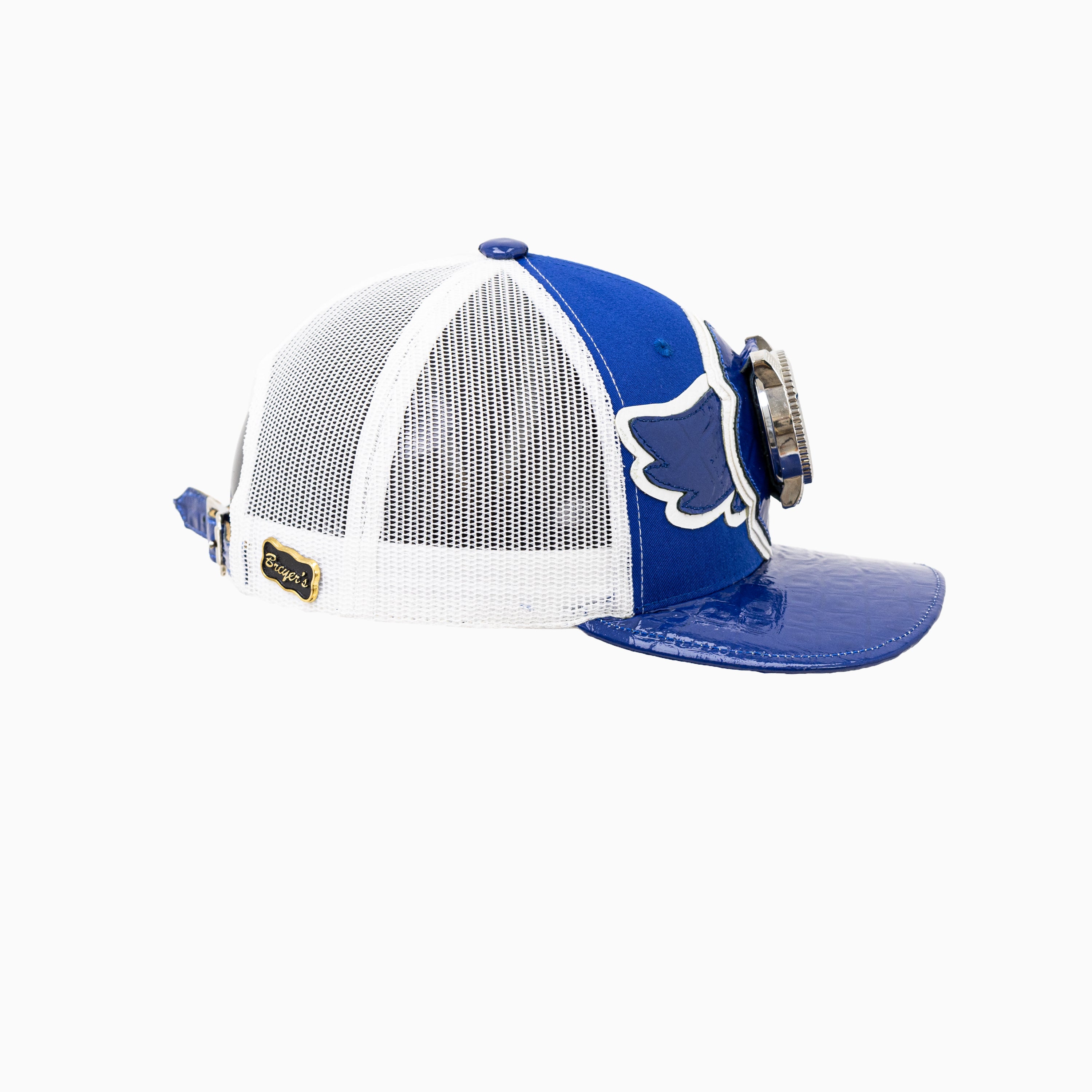 Breyer's Buck 50 Wool Trucker Hat with Leather Visor - Stylish Unisex Winter Beanie for Outdoor Activities, Camping, and Hiking