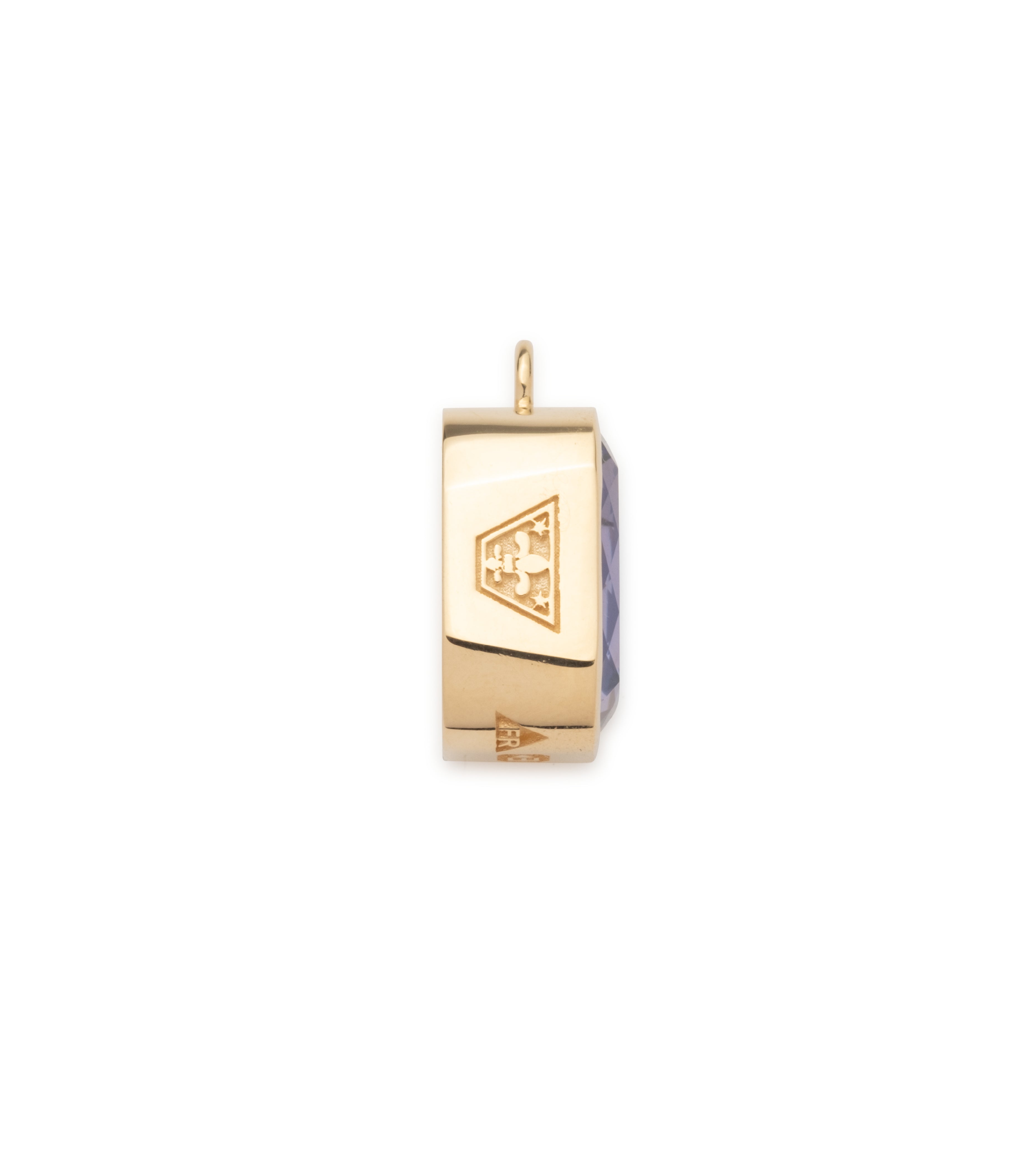 11.15 Carat Tanzanite Pendant - Unique One of a Kind Gemstone Jewelry with Internal Compass Design for Women's Fashion & Gift Giving