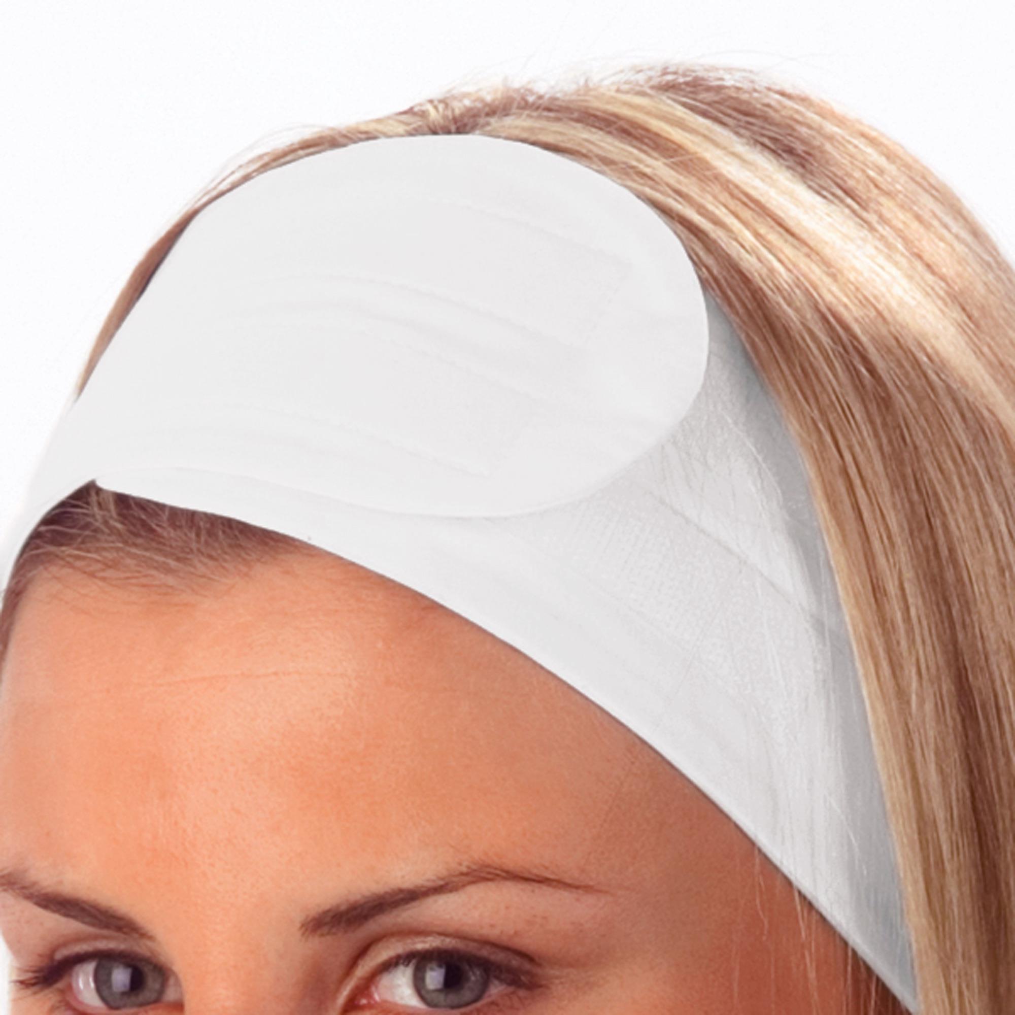 Boca Terry Microfiber Headband with Terry Back - 3 Pack | Soft & Absorbent Hair Bands for Workouts, Yoga, and Everyday Use