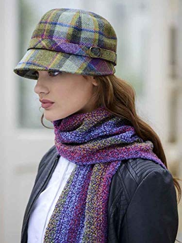 Authentic Irish Wool Flapper Hat for Women - 100% Pure Wool, Handmade in Ireland - Perfect for Winter Fashion, Outdoor Activities & St. Patrick's Day Celebrations