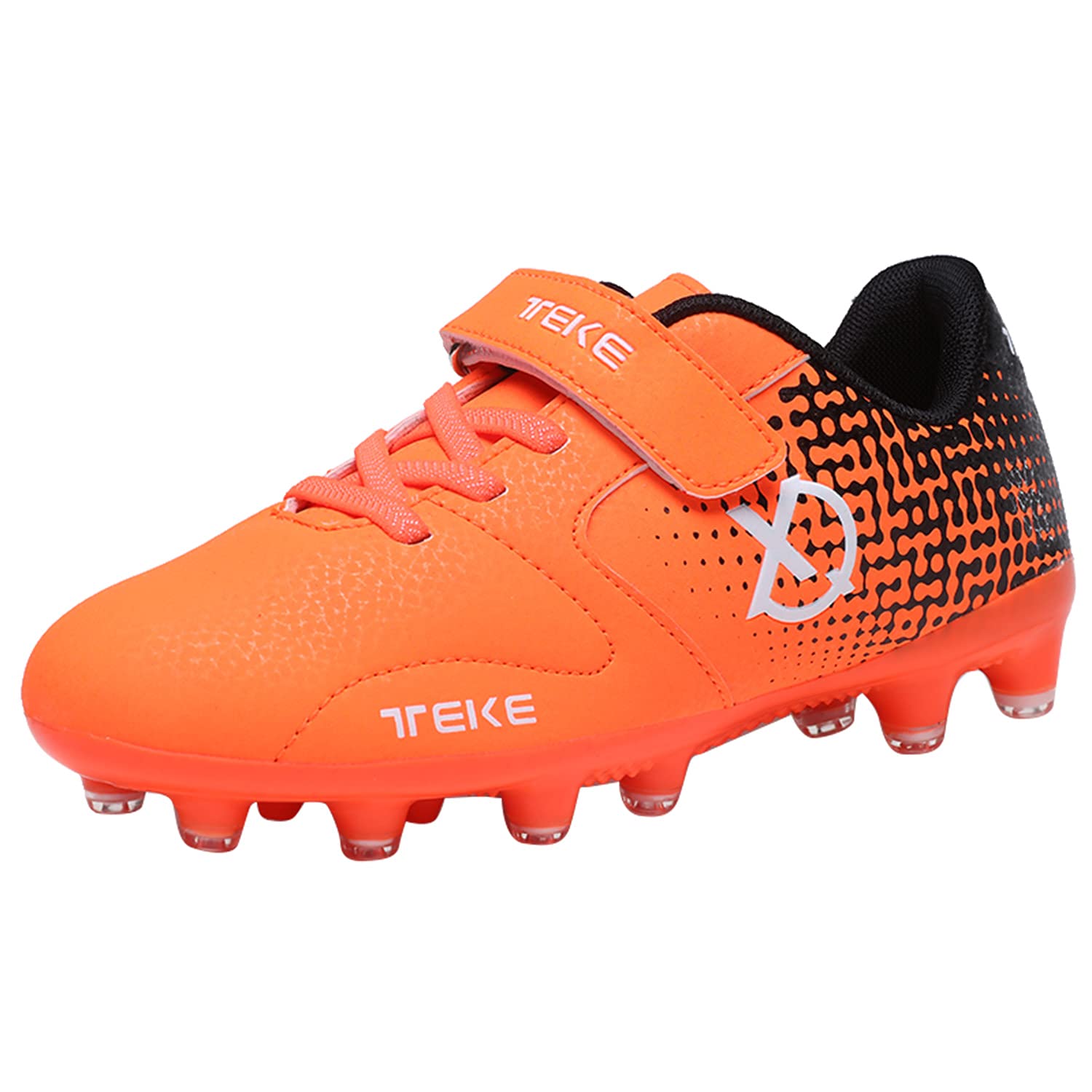 Eliogn Boys Girls AG/FG Soccer Cleats - Lightweight Outdoor Football Shoes for Kids - Youth Soccer Training Shoes for Little Kid & Big Kid - Perfect for Grass & Turf Fields