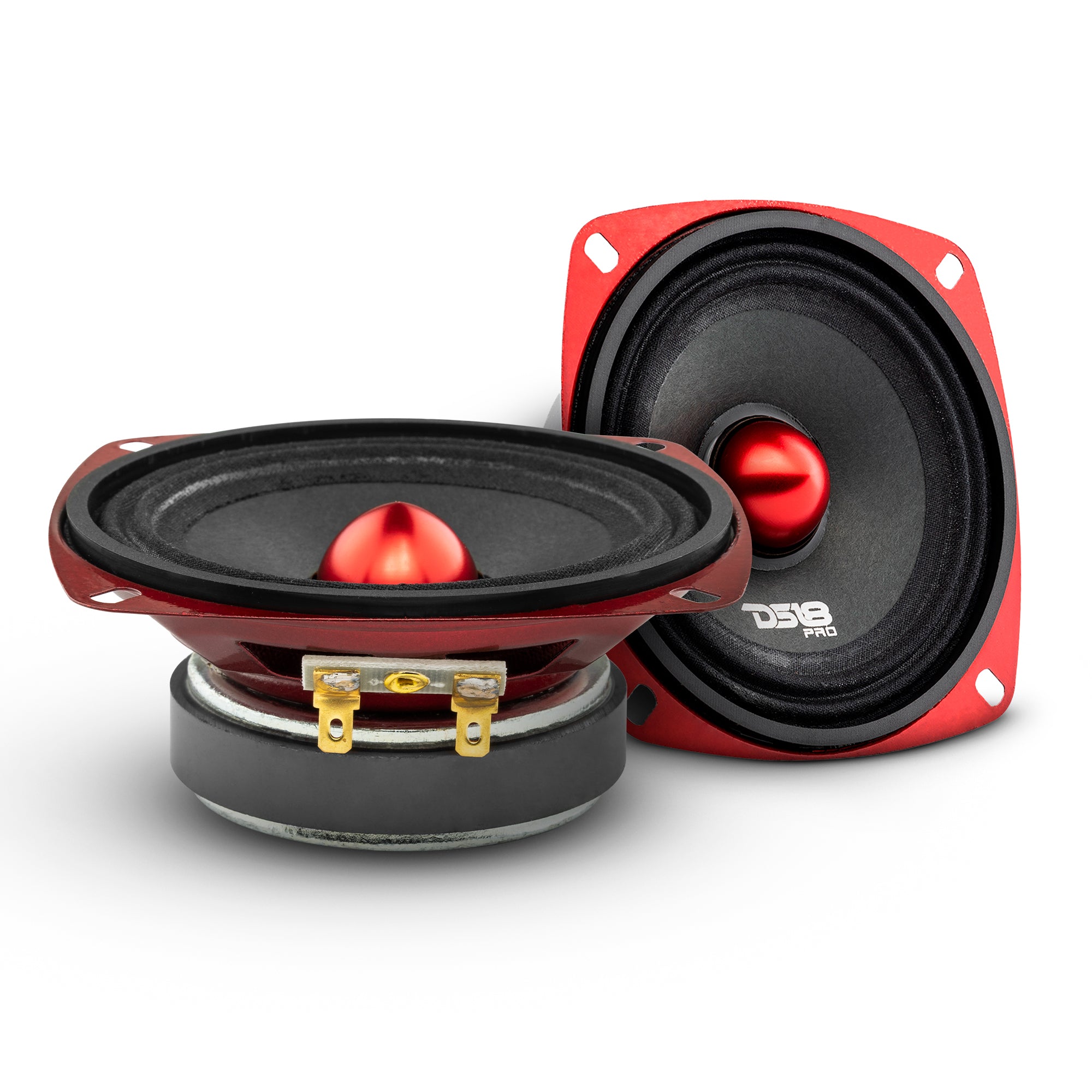 PRO X 4 Shallow Mid Range Bullet Loudspeaker 100 Watts RMS 4 Ohm - Perfect for Outdoor Events, DJ Performances, and Live Music Venues