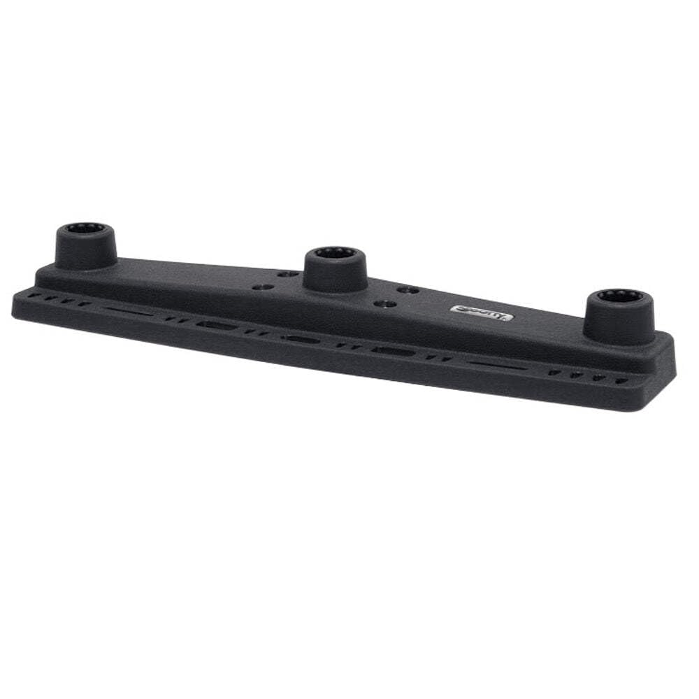 Scotty Triple Rod Holder - Permanent Mount Fishing Rod Holder for Boats, Kayaks, and SUPs - Heavy Duty Marine Grade Stainless Steel - Ideal for Saltwater and Freshwater Fishing