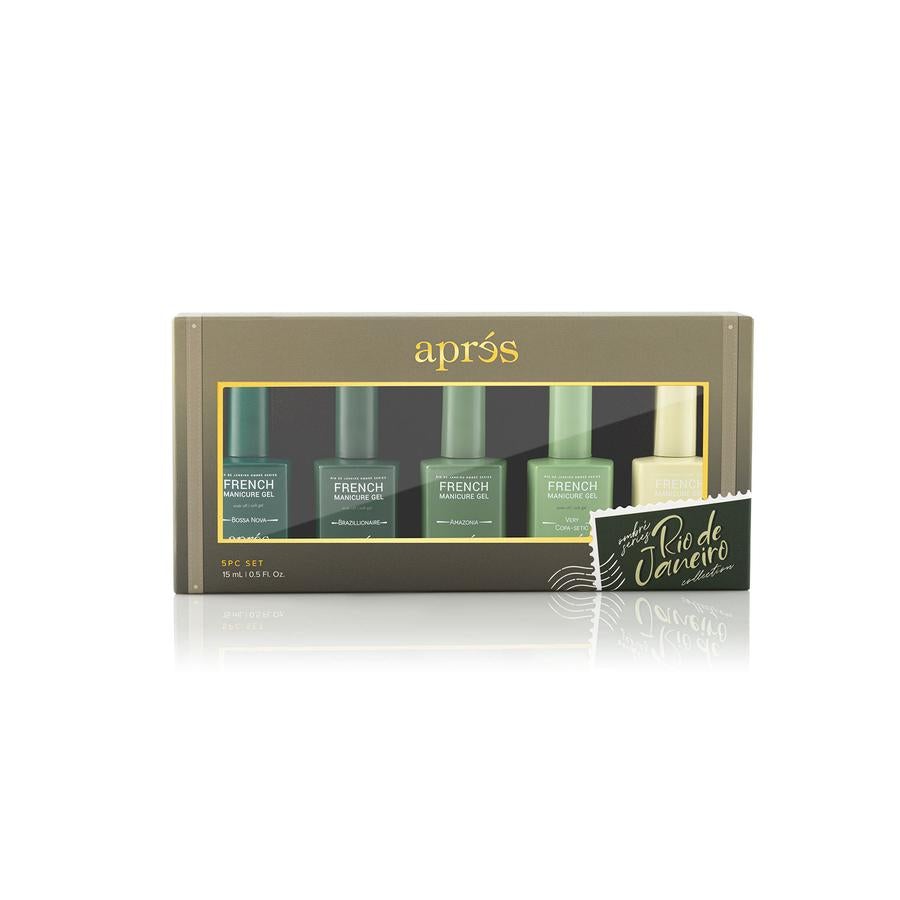 Apres French Manicure Ombre Series Rio De Janeiro Set - Professional Nail Extension Kit for Gel & Acrylic Nails - Perfect for Salon, Home Use & Special Occasions