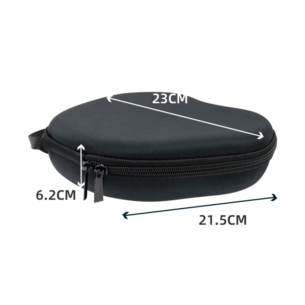 Premium Headphone Case for Edifier W820NB & Free Pro - Bluetooth Noise Cancelling Headphone Storage Bag with Mesh Pocket for USB Cables, Chargers & Accessories - Travel-Friendly Protective Carrying Case for Commuting, Gym & Airplane Use