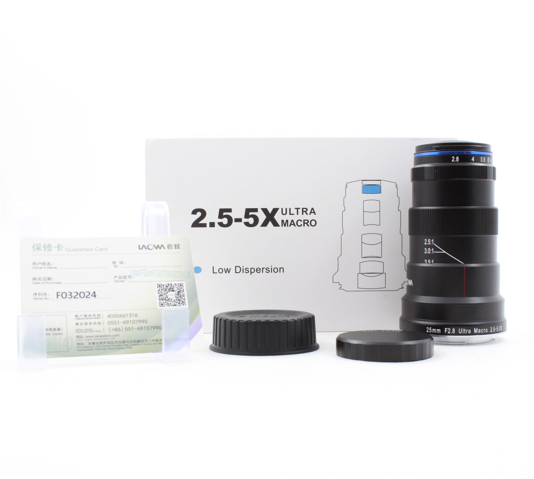 Laowa 25mm f/2.8 2.5-5X Ultra Macro Lens for Nikon F - Excellent Open Box Condition | Perfect for Extreme Close-Up Photography, Jewelry & Insect Macro Shots