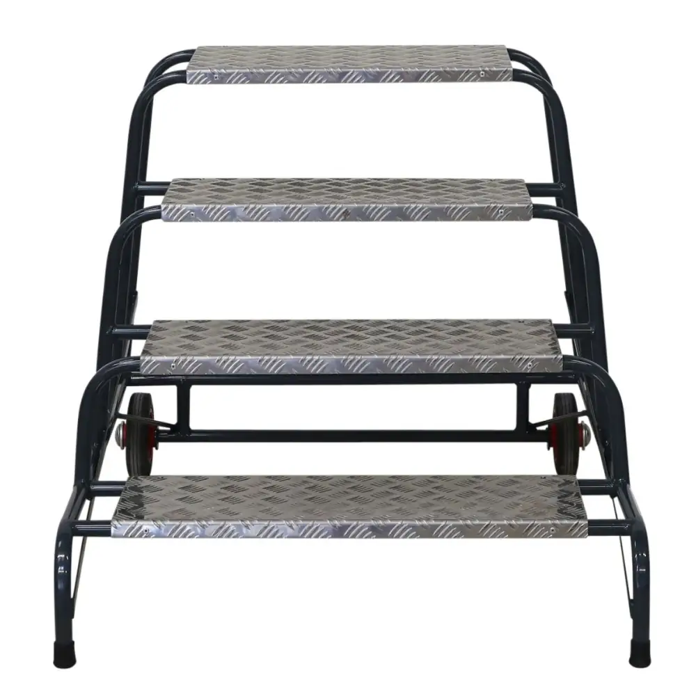 Climb It UK Wide Work Steps - Heavy Duty Aluminum Ladder for Construction, Roofing & Home Use | Non-Slip Safety Steps for Indoor & Outdoor Projects