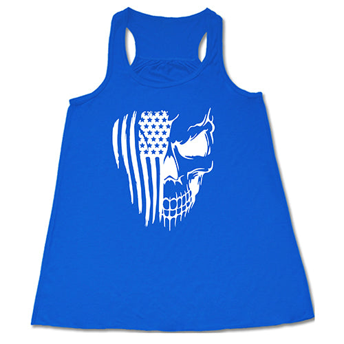 Skull Flag T-Shirt - Gothic Punk Graphic Tee for Men & Women | Perfect for Concerts, Halloween & Streetwear Fashion