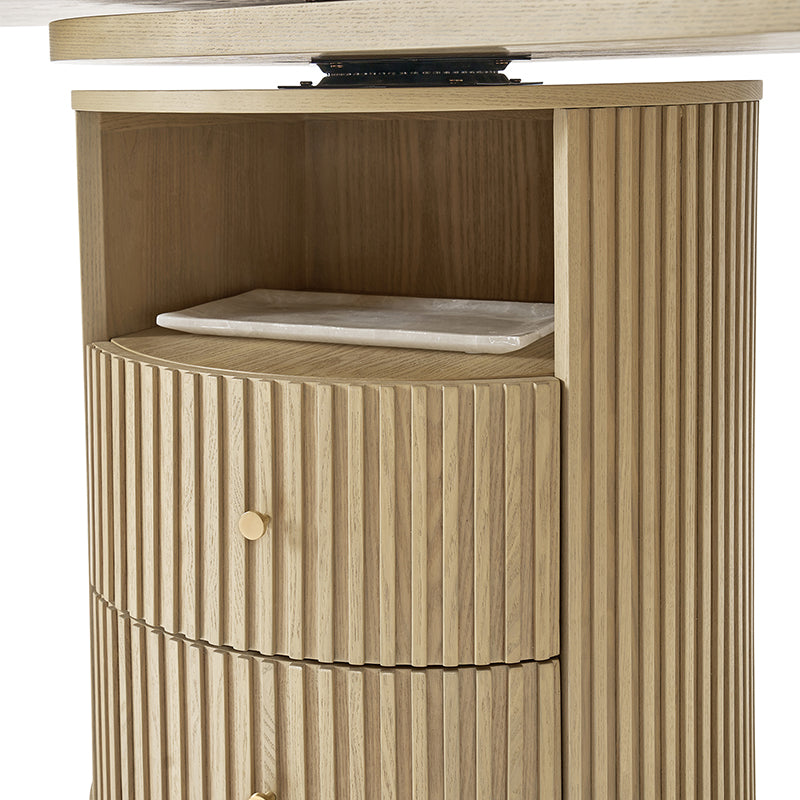Modern L-Shaped 360° Rotating Wooden Office Desk - Ergonomic Home & Workspace Solution for Productivity & Comfort