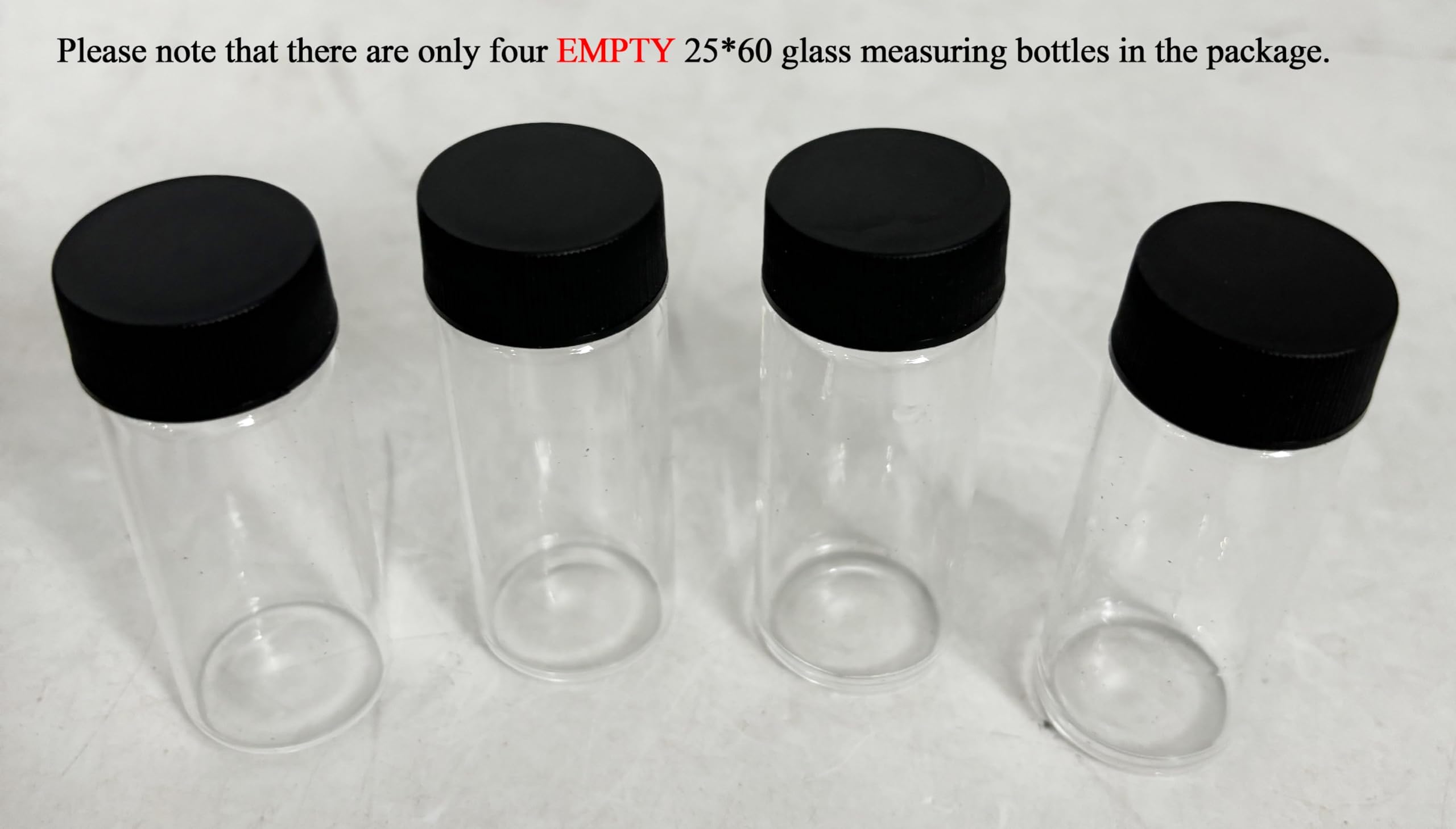4 Sample Bottles (2 Sets) - Turbidity Meter Bottles for SGZ Series | Turbidimeter Solution & Test Tubes | Water Quality Testing Lab Equipment for Laboratories & Field Work