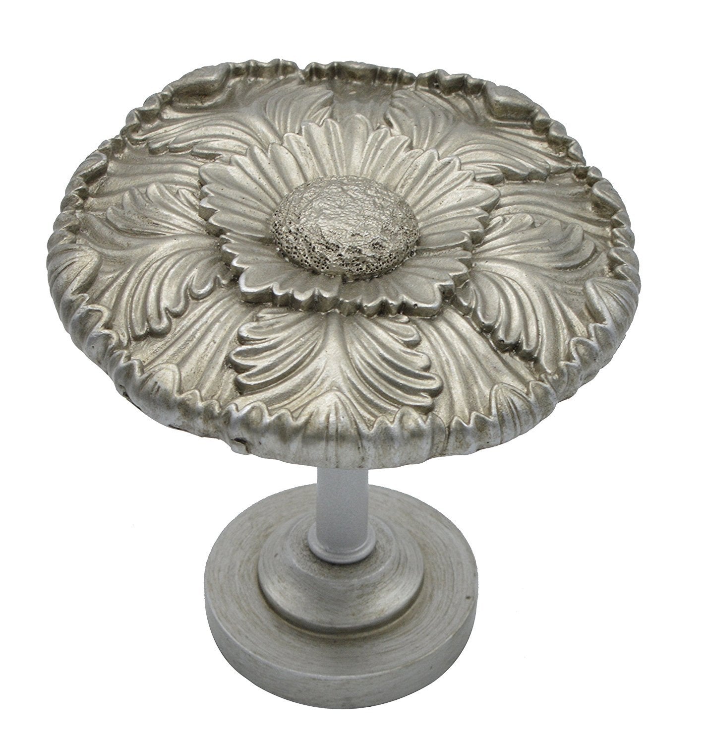 Large Dahlia Medallion Drapery Holdback - 3 Finishes (Gold, Silver, Bronze) - Elegant Curtain Tieback for Living Room, Bedroom & Window Decor