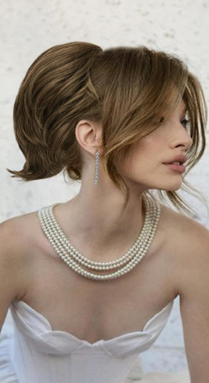 8 Inch Claw Clip Hair Bun Extension for Straight Hair - Perfect for Updos, Ponytails & Everyday Hairstyles