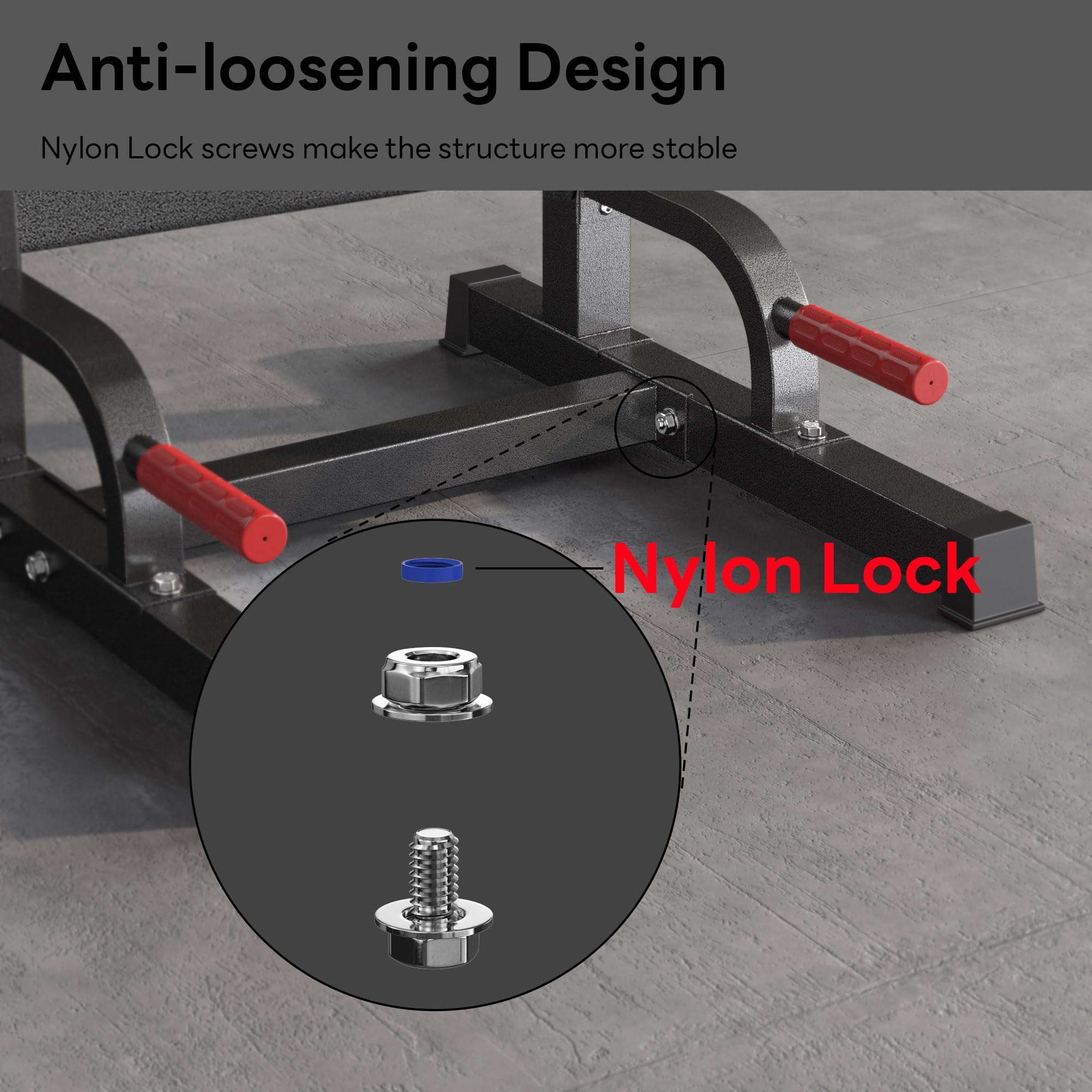 SogesPower Adjustable Height Power Tower Pull Up Bar Station - Multi-Function Home Gym Equipment for Strength Training, Dips & Pull Ups - Supports 500LBS - Perfect for Home Workouts & Garage Gyms