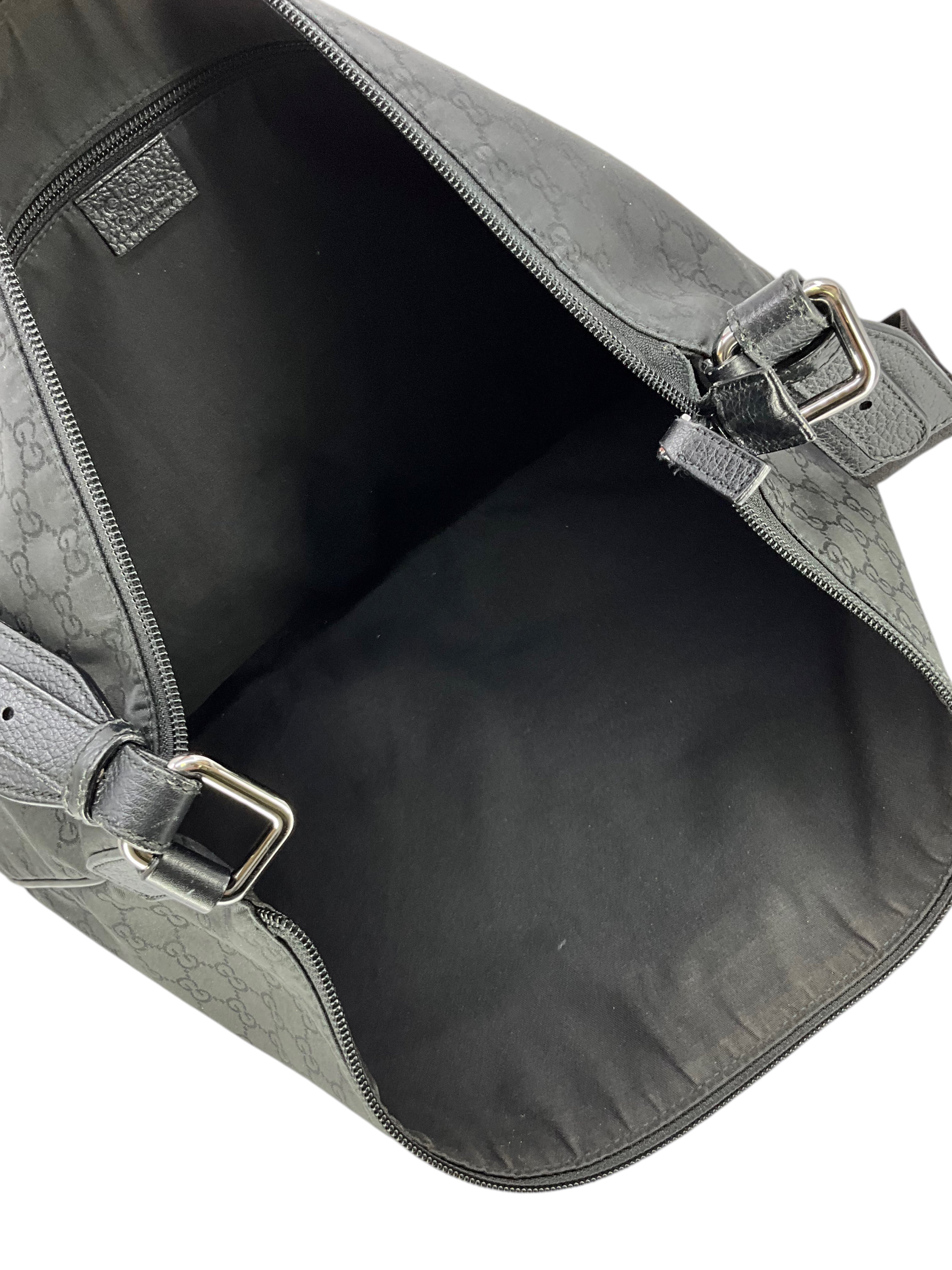 Gucci GG Monogram Canvas Large Flat Messenger Bag for Women - Stylish Crossbody Shoulder Bag for Work, Travel & Daily Use