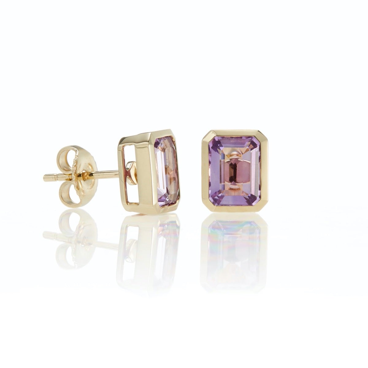 Amethyst Newport Earrings – Elegant Purple Gemstone Jewelry for Women | Perfect for Parties, Weddings & Special Occasions