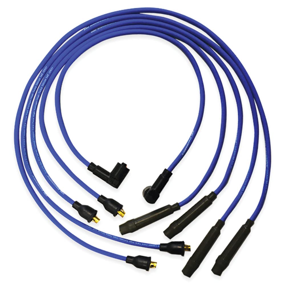 CDI Electronics 631-0027 Spark Plug Wire Set - 4-Piece Kit for Improved Engine Performance - Perfect for Ford, Chevy & Dodge V8 Engines