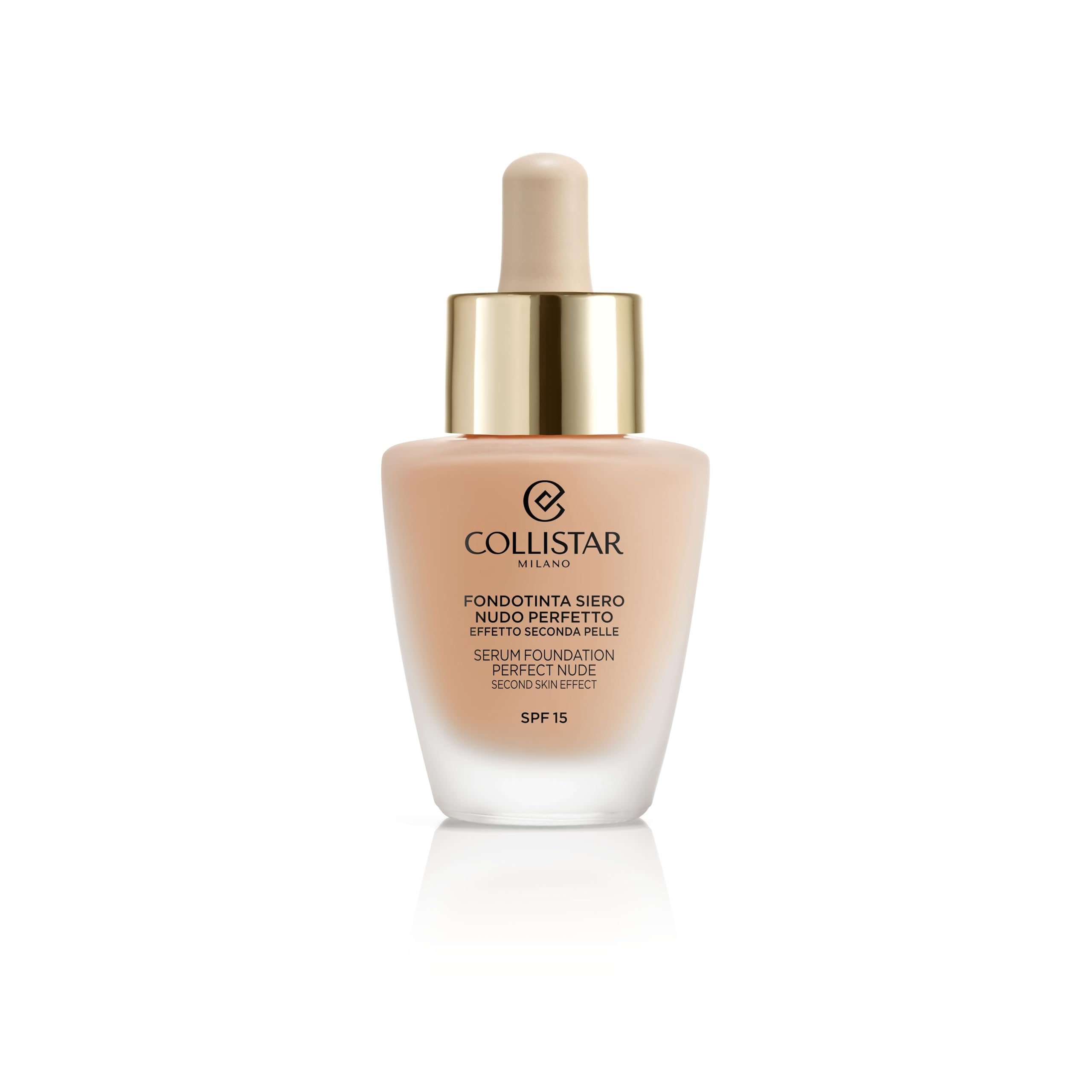 Collistar Perfect Nude 04 Makeup Serum Base - 30ml Lightweight Hydrating Primer for Flawless Makeup Application | Ideal for Daily Wear & Special Occasions