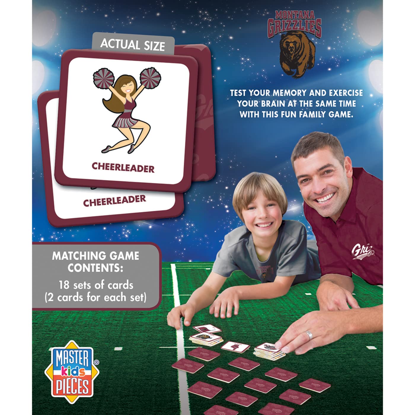 NCAA Unisex Matching Game Set - Perfect for Family Game Nights, College Sports Parties & Tailgating