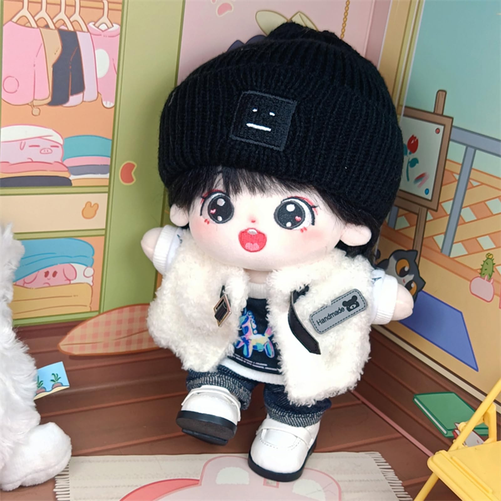 20cm Plush Doll Clothes Set - Kpop Outfit for 8
