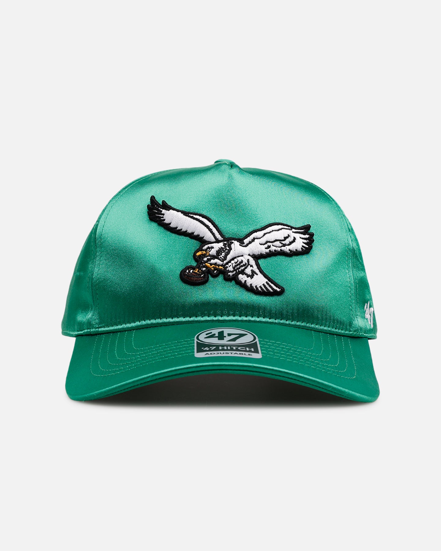 47 Brand Philadelphia Eagles 'Silky Way' 47 Hitch Snapback Green Hat - Official NFL Adjustable Baseball Cap for Men & Women - Perfect for Game Day, Sports Events & Casual Wear